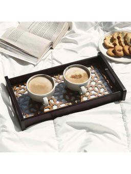 Wonderchef - Casablanca Ornamental Tile Glass Tray -Small