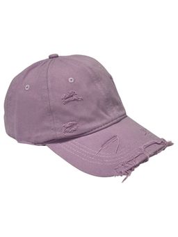 Drunken - Unisex Canvas Textured Adjustable Cap - Purple
