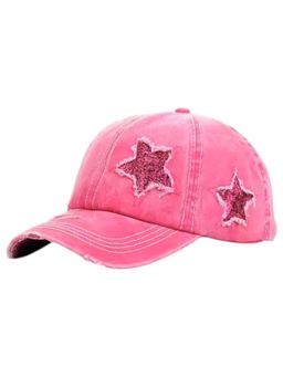 Drunken - Unisex Canvas Textured Adjustable Cap - Pink