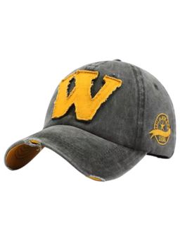 Drunken - Unisex Canvas Textured Adjustable Cap - Grey