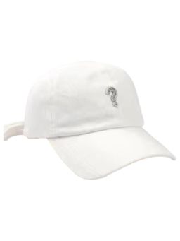 Drunken - Unisex Canvas Textured Adjustable Cap - White