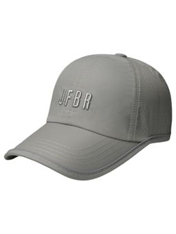 Drunken - Unisex Cotton Embroidered Adjustable Cap - Grey