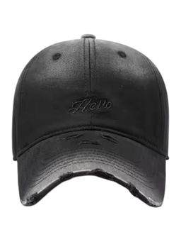 Drunken - Unisex Canvas Textured Adjustable Cap - Black