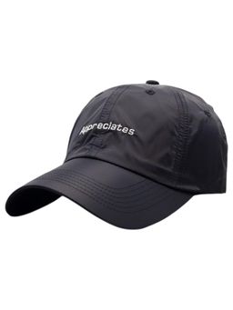 Drunken - Unisex Canvas Textured Adjustable Cap - Black