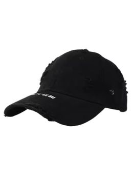 Drunken - Unisex Canvas Textured Adjustable Cap - Black