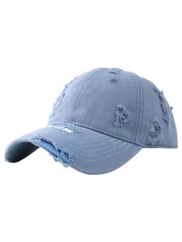 Drunken - Unisex Canvas Textured Adjustable Cap - Blue
