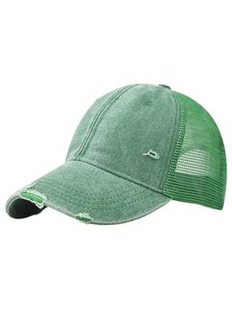 Drunken - Unisex Canvas Textured Adjustable Cap - Green