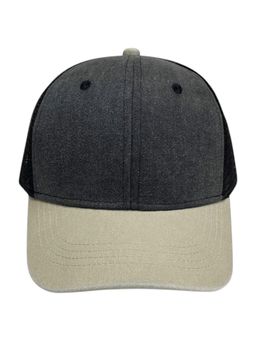 Drunken - Unisex Canvas Colorblock Adjustable Cap - Black