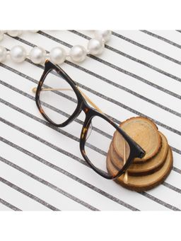 TED SMITH - Full Rim Wayfarer Frames Brown