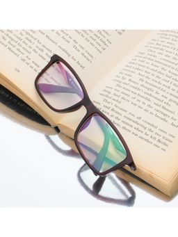 TED SMITH - Full Rim Wayfarer Frames Brown