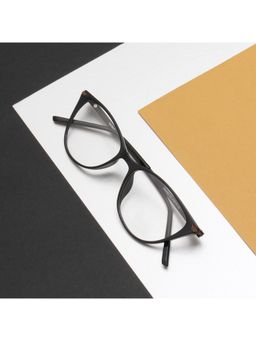 TED SMITH - Women Full Rim Cat Eye Frames Black