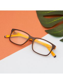 TED SMITH - Unisex Full Rim Wayfarer Frames Brown