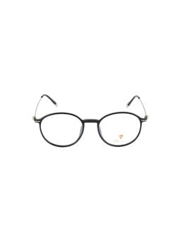 TED SMITH - Unisex Black Full Rim Round Frames