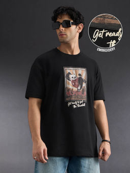 The Souled Store - Official Kung Fu Panda: Feel The Thundah Men Oversized T-Shirts