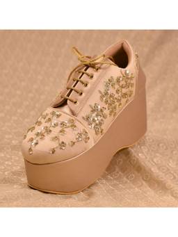 Around Always - Cinnamon Gold Heels
