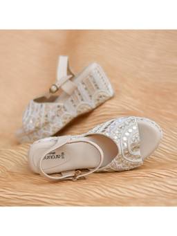 Around Always - Divija Ivory Wedges