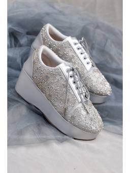 Around Always - Moonflower Silver Heels