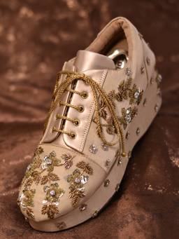 Around Always - Stardust Gold Heels