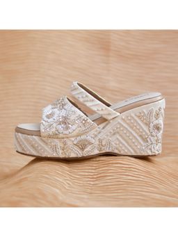 Around Always - Urja Ivory Wedges