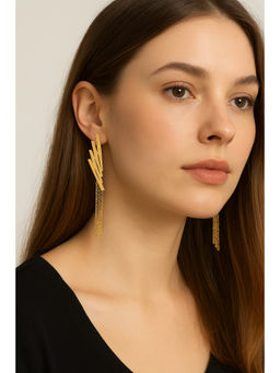 VIEN - Elegant Gold Plated Drop Earrings