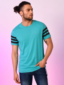 Campus Sutra - Men Stylish Sleeve Striped Casual T-shirts