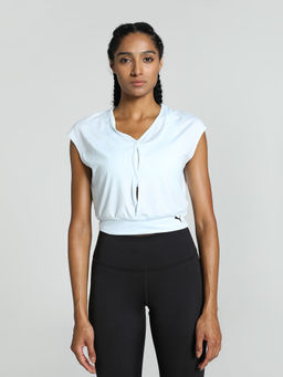 Puma - Studio Yogini Lite Trend Womens Blue Tanks