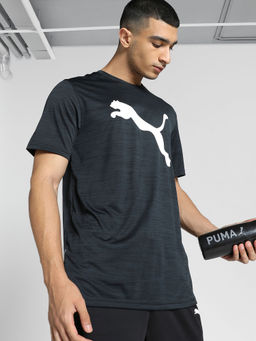 Puma - Train Fav Heather Cat Mens Black T-Shirt