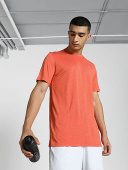 Puma - Run Favorite Heather Ss Mens Red T-Shirt