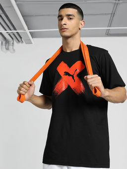 Puma - Performance Graphic Cat Mens Black T-Shirt