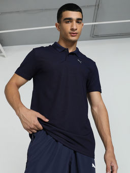 Puma - Performance Polo Mens Blue T-Shirt