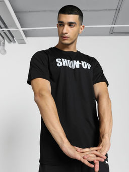 Puma - Performance Training Graphic Mens Black T-Shirt