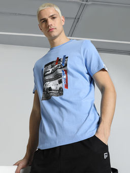 Puma - Bmw Mms Car Graphic Mens Blue T-Shirt