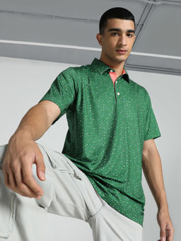 Puma - Mattr Superfecta Polo Mens Green T-Shirt