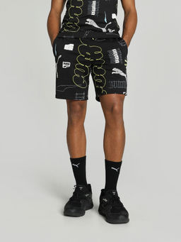 Puma - Classics Brand Love Mens Black Shorts