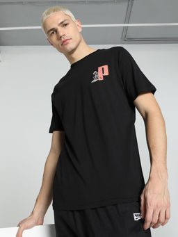 Puma - Solid Street Cats Mens Black T-Shirt