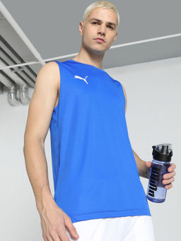 Puma - Cr Wear Sleeveless Mens Blue Tanks