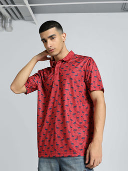 Puma - Ts Premium Polo Mens Red T-Shirt