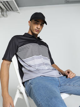 Puma - Ts Premium Polo Mens Black T-Shirt