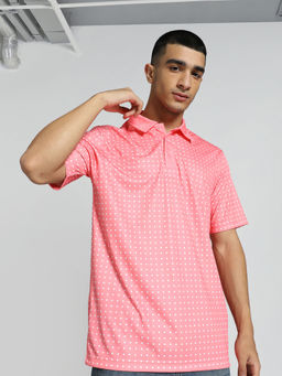 Puma - Ts Premium Polo Mens Pink T-Shirt