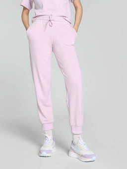 Puma - Essentials Small Logo Hw Tr Womens Purple Joggers