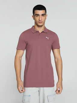 Puma - Ms Essentials Polo Mens Purple T-Shirt
