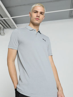 Puma - Essentials Polo Mens Grey T-Shirt