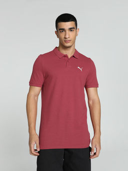 Puma - Essentials Polo Mens Red T-Shirt