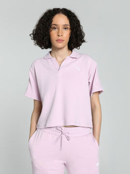 Puma - Her Polo Womens Purple T-Shirt