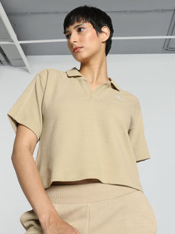 Puma - Her Polo Womens Beige T-Shirt