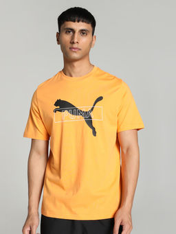 Puma - Desert Road Graphic Mens Orange T-Shirt