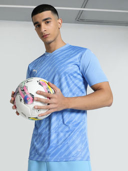 Puma - Team Ultimate Jersey Mens Blue T-Shirt