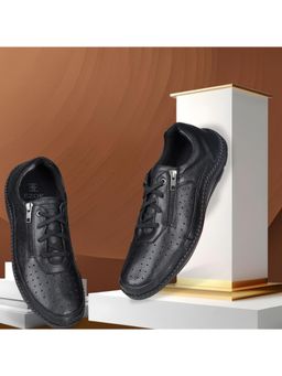 EZOK - Black Flexi Brogues for Men