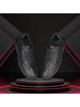 EZOK - Black Flexi Brogues for Men