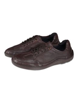 EZOK - Brown Flexi Brogues for Men